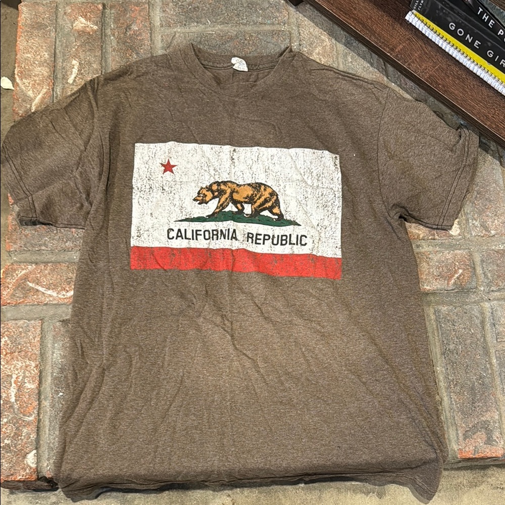 California Republic Brown T-Shirt